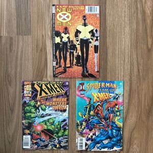 New X-Men 114, Hidden Years 20 & Spider-Man Team Up Marvel Comics (1995-2001)